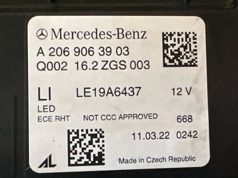 Фары передние Mercedes-Benz C-Class W206