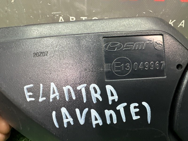 Зеркало заднего вида боковое Hyundai Elantra 7 CN7