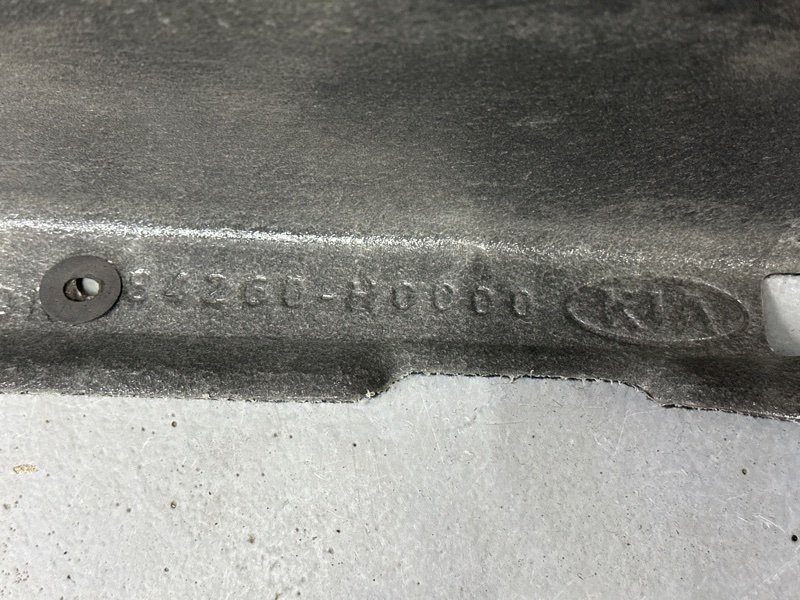 Ковер пола Kia Rio 4 2018