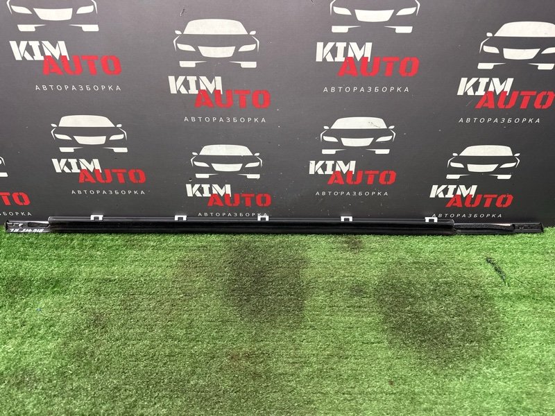 Уплотнитель стекла наружный(Бархотка) Хром Kia Rio 4 2018