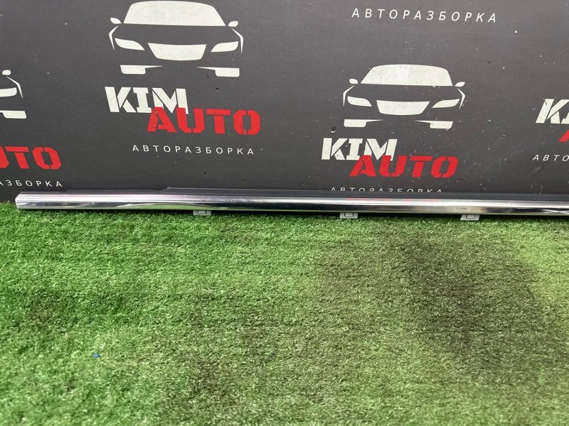 Уплотнитель стекла наружный(Бархотка) Хром Kia Rio 4 2018