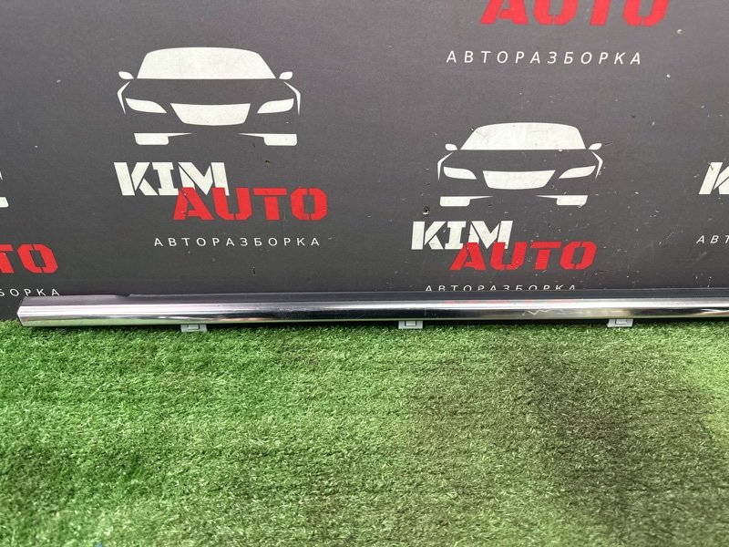 Уплотнитель стекла наружный(Бархотка) Хром Kia Rio 4 2018