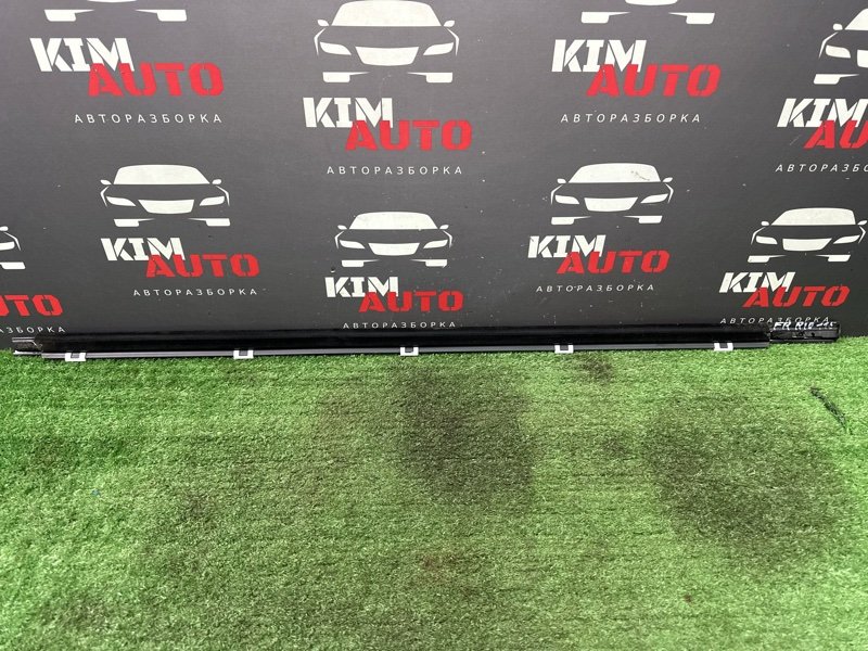 Уплотнитель стекла наружный(Бархотка) Хром Kia Rio 4 2018