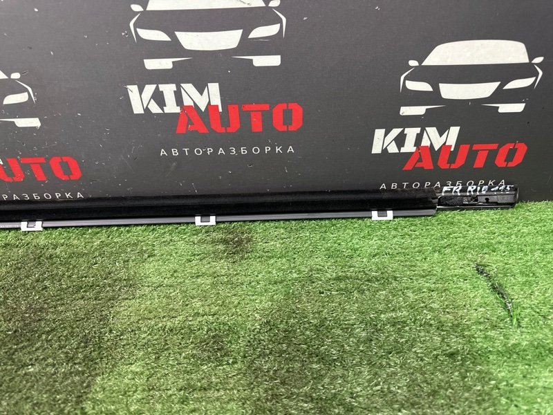 Уплотнитель стекла наружный(Бархотка) Хром Kia Rio 4 2018