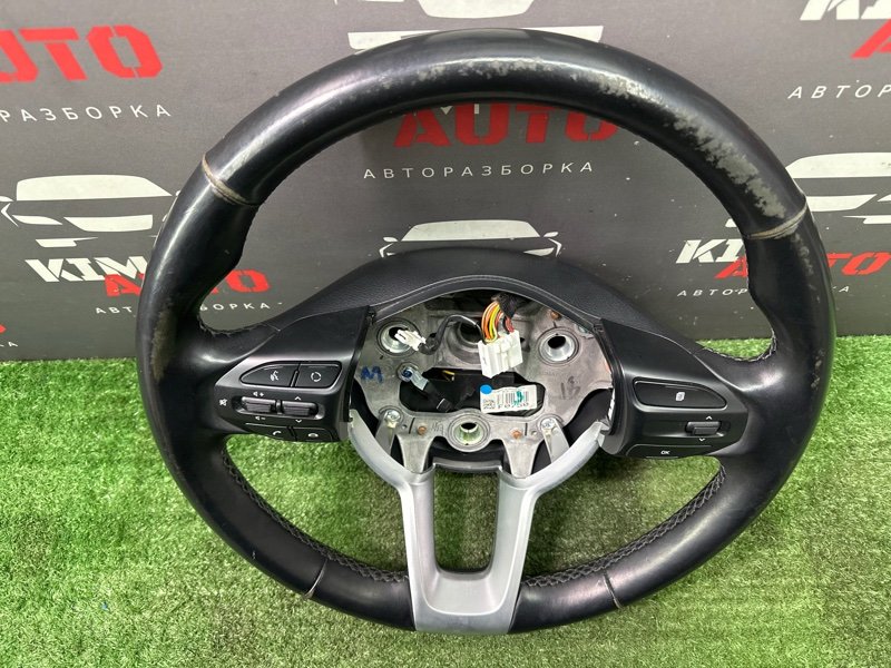 Руль кожаный с кнопками Kia Rio 4 2018