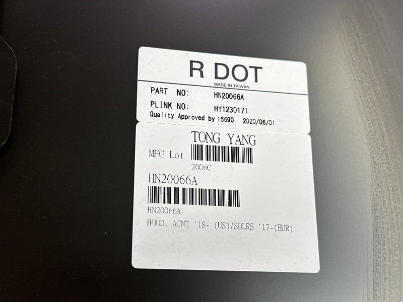 Капот (Аналог) Hyundai Solaris 2 HCR