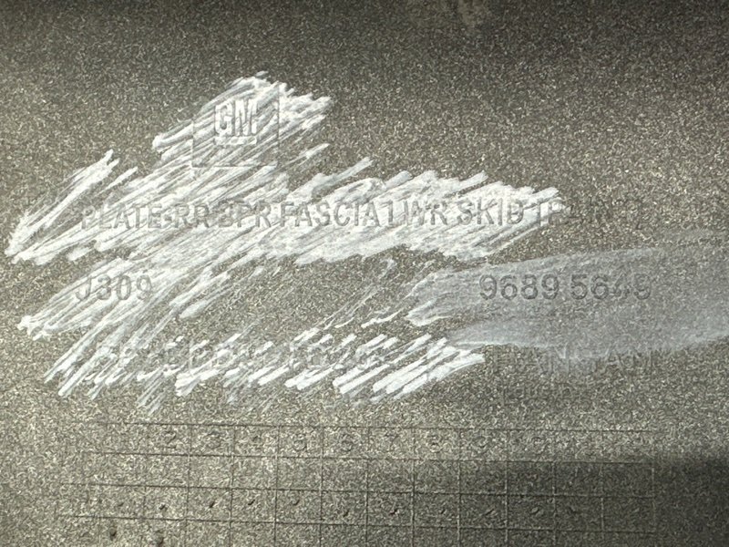 Накладка заднего бампера Chevrolet Orlando J309