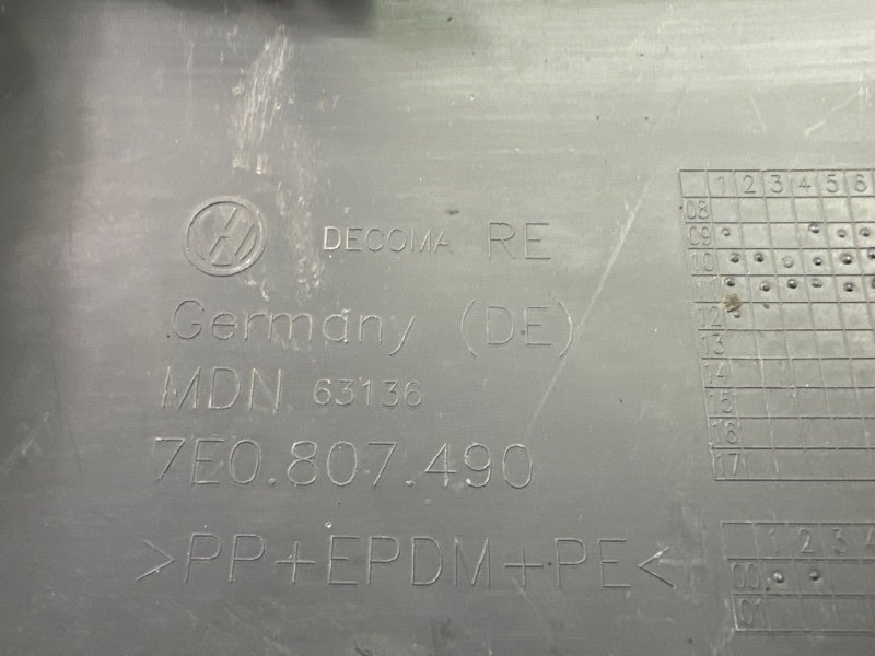 Заглушка ПТФ Volkswagen Transporter T5