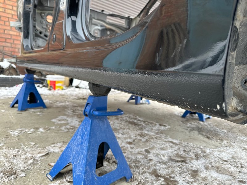 Порог со стойкой Hyundai Solaris 1 2013 RB