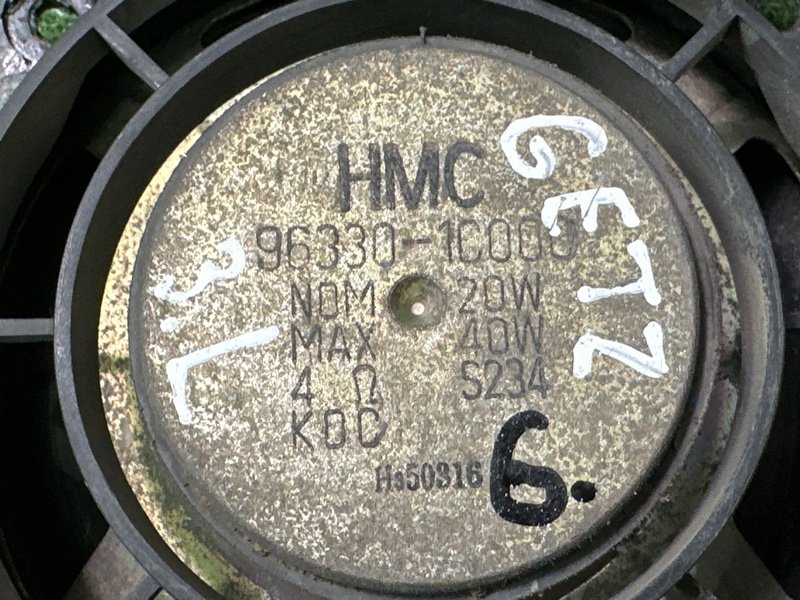 Динамик штатный Hyundai Getz