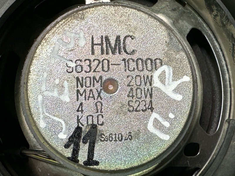 Динамик штатный Hyundai Getz