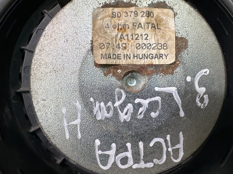 Динамик штатный Opel Astra H