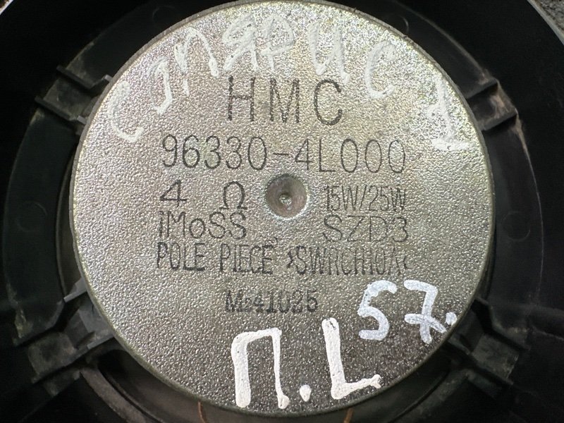 Динамик штатный Hyundai Solaris 1