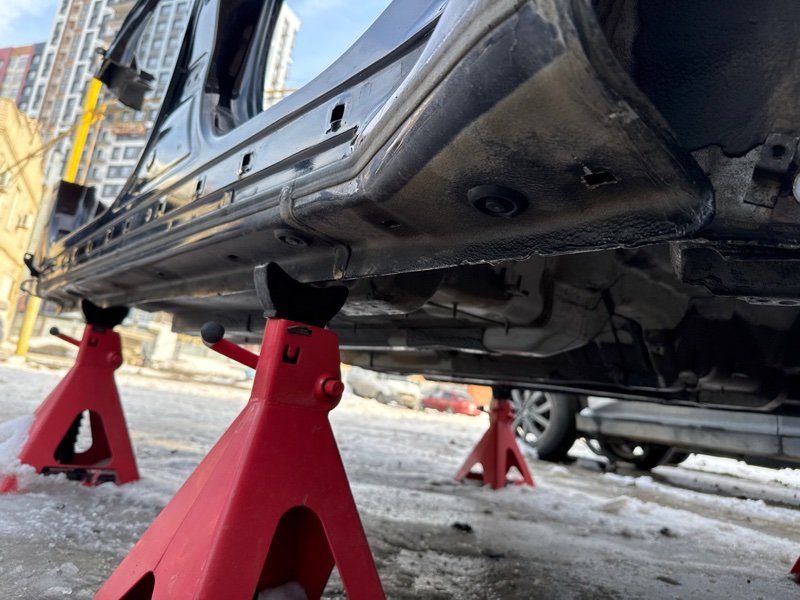 Порог со стойкой Hyundai Creta 2017