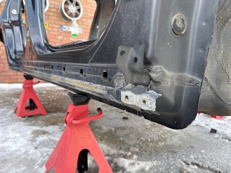 Порог со стойкой Hyundai Creta 2017