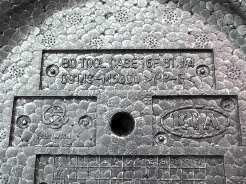 Пенопласт с инструментами Kia Cerato 4 2021 BD