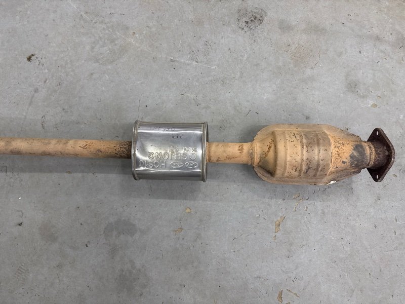 Глушитель средняя часть с Катализатором Hyundai Creta 2021 GS