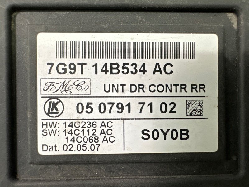 Блок комфорта двери Ford Mondeo 4