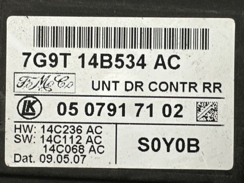 Блок комфорта двери Ford Mondeo 4