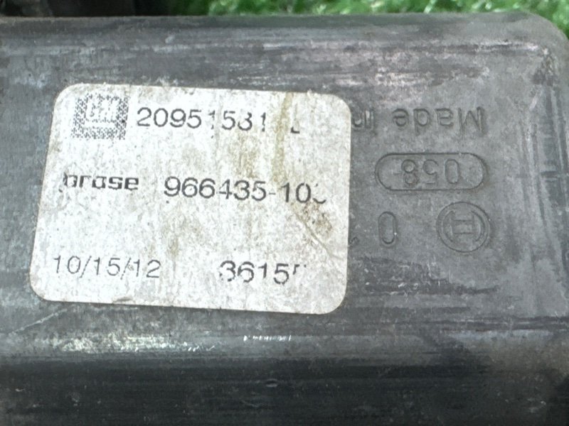 Механизм стеклоподъёмника с мотором Opel Astra J