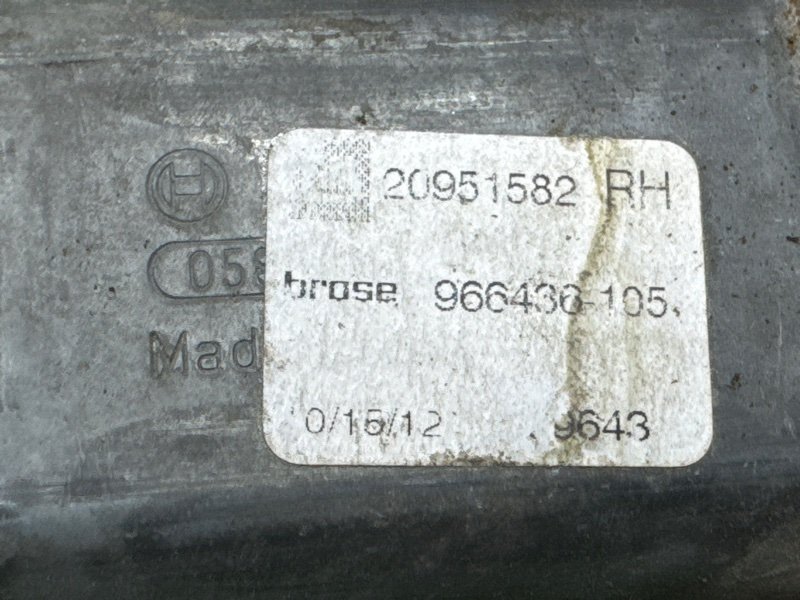 Механизм стеклоподъёмника с мотором Opel astra J