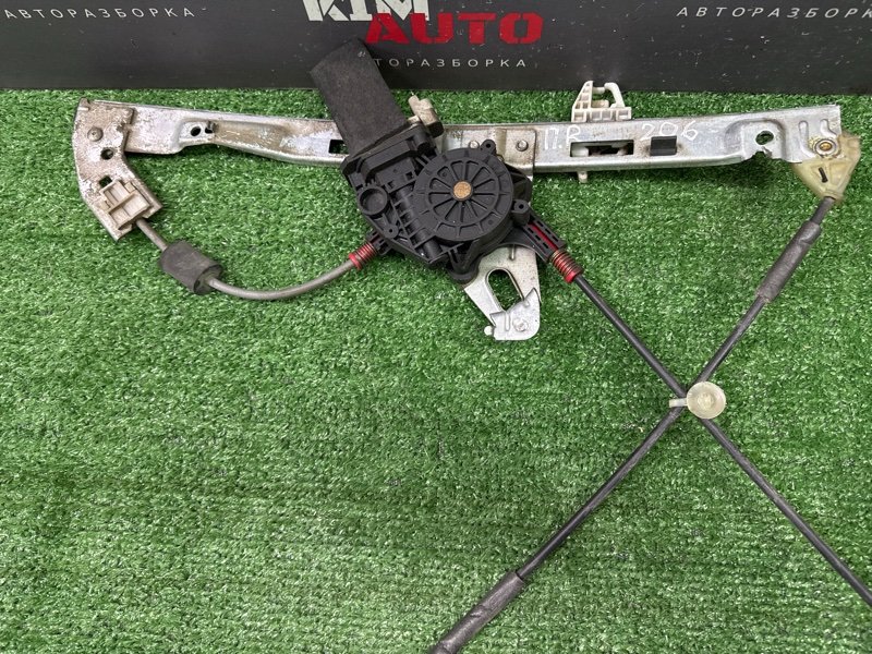 Механизм стеклоподъёмника с мотором Peugeot 206