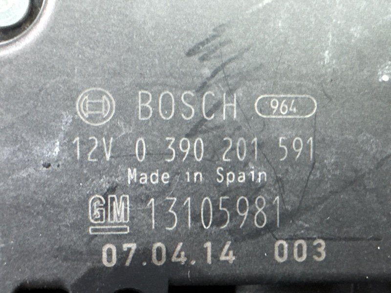 Мотор стеклоочистителя заднего стекла Opel Astra H