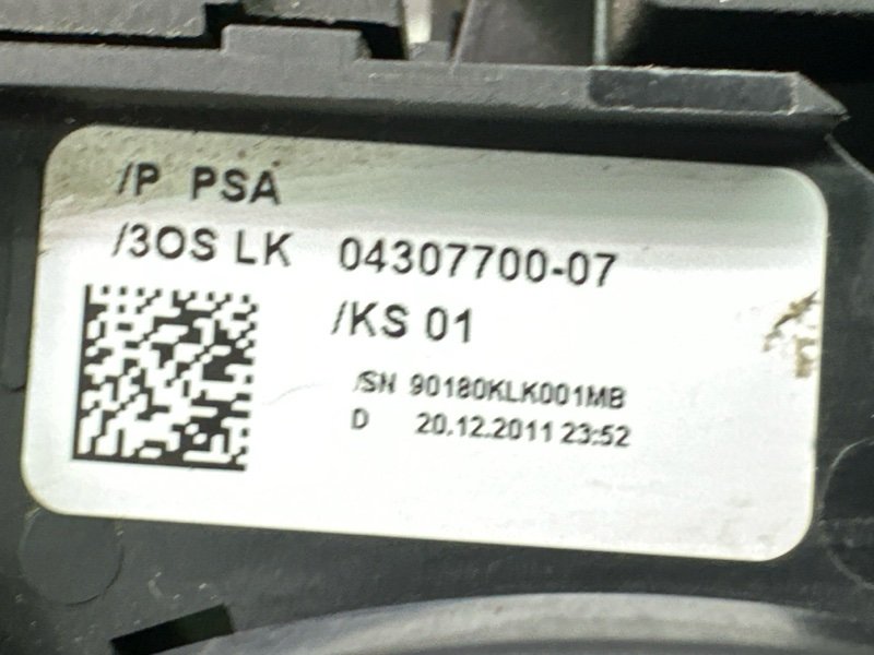 Подрулевой переключатель (гитара) Citroen C 4