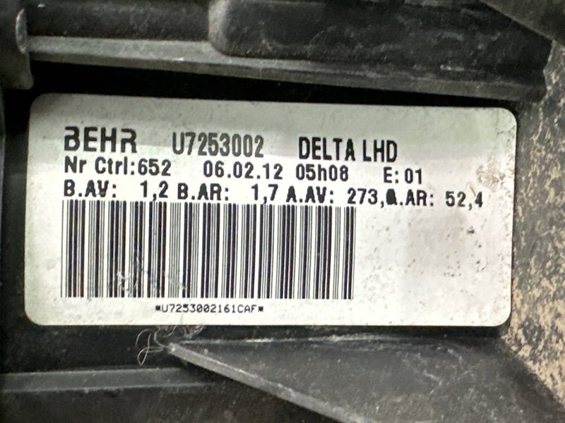 Мотор печки Opel Astra J