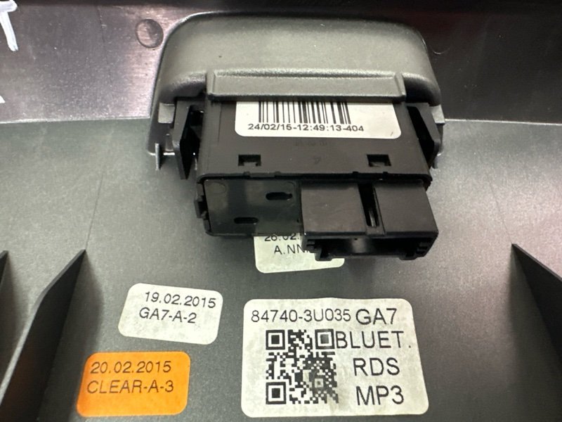 Рамка магнитолы Kia Sportage 3 2015 SL