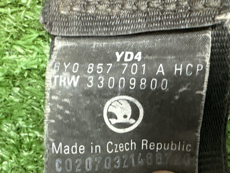 Ремни безопасности Skoda Fabia 1