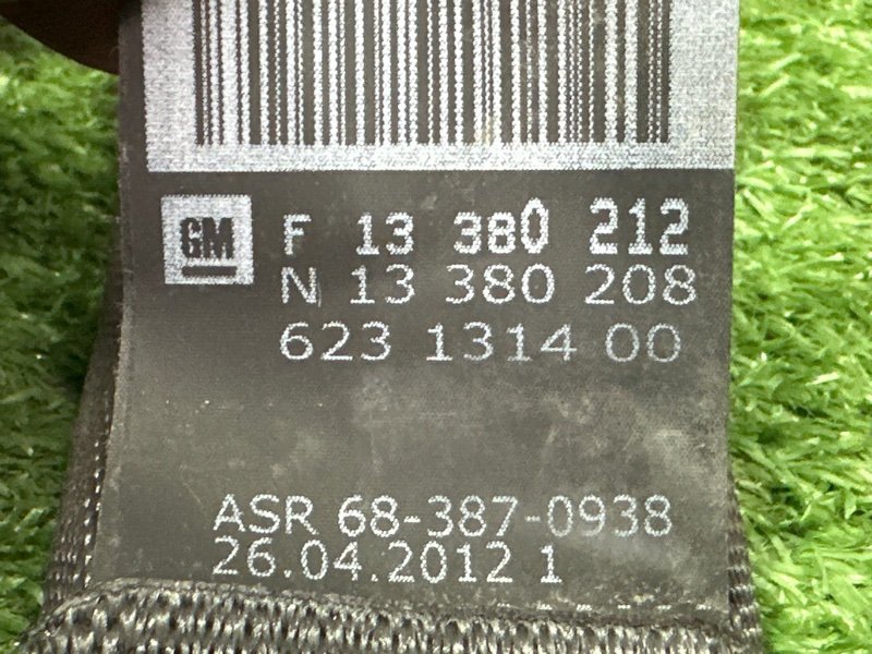 Ремни безопасности Chevrolet Cruze J300