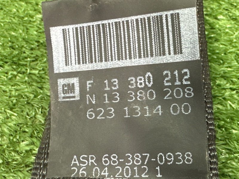 Ремни безопасности Chevrolet Cruze J300