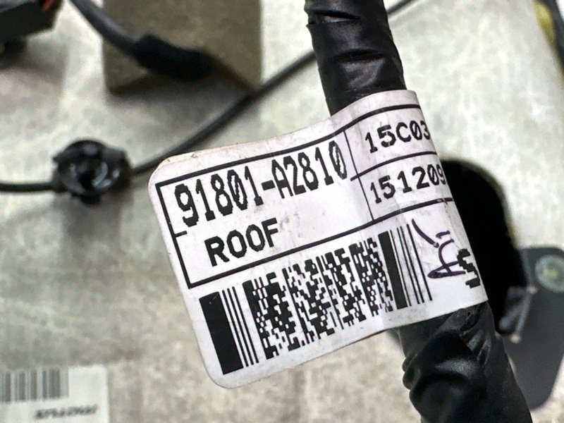 Обшивка потолка Kia Ceed 2 2015 SW