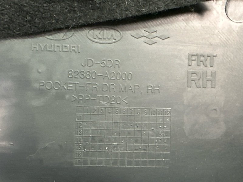 Обшивка двери Kia Ceed 2 2015 SW