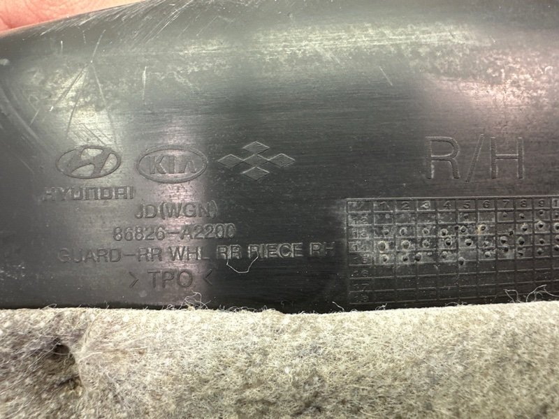 Подкрылок Kia Ceed 2 2015 SW