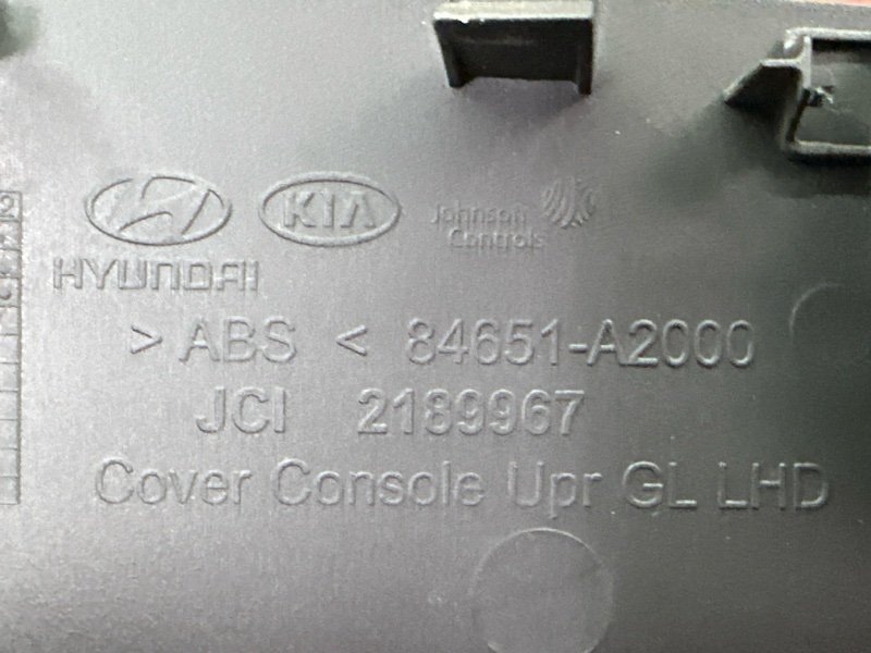 Накладка центральной консоли Kia Ceed 2 2015 SW