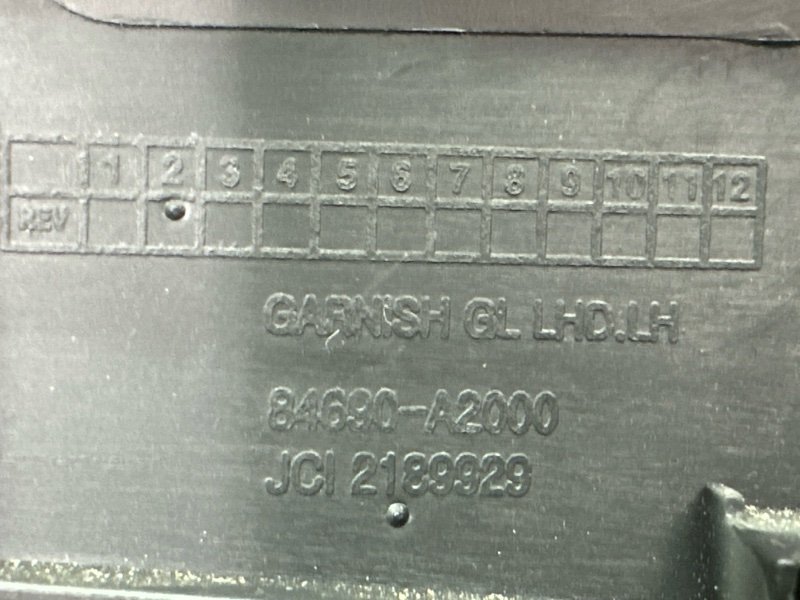 Накладка центральной консоли Kia Ceed 2 2015 SW