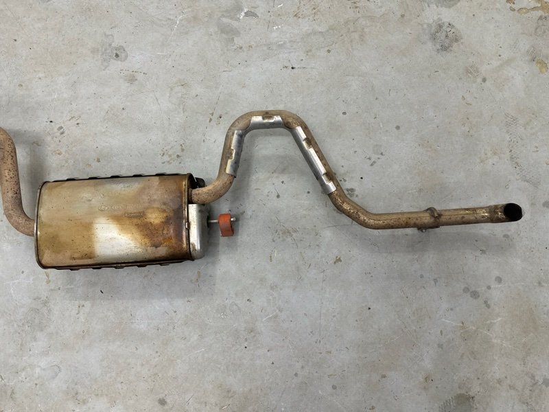 Глушитель в сборе Kia Ceed 2 2015 SW