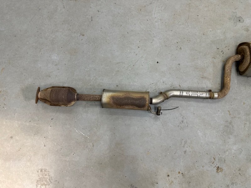 Глушитель в сборе Kia Ceed 2 2015 SW