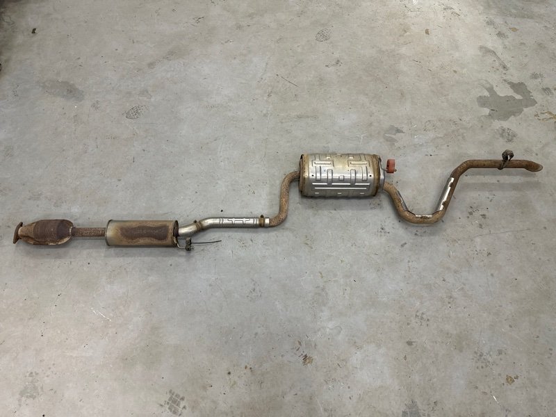 Глушитель в сборе Kia Ceed 2 2015 SW