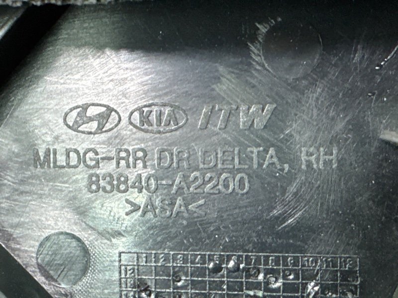 Накладка двери Kia Ceed 2 2015 SW