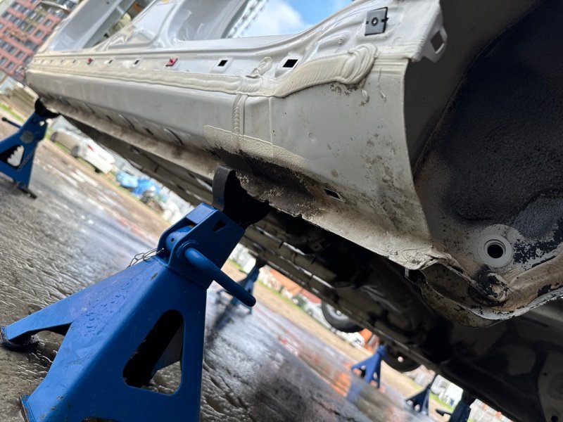 Порог со стойкой Kia Soul 2014 SW