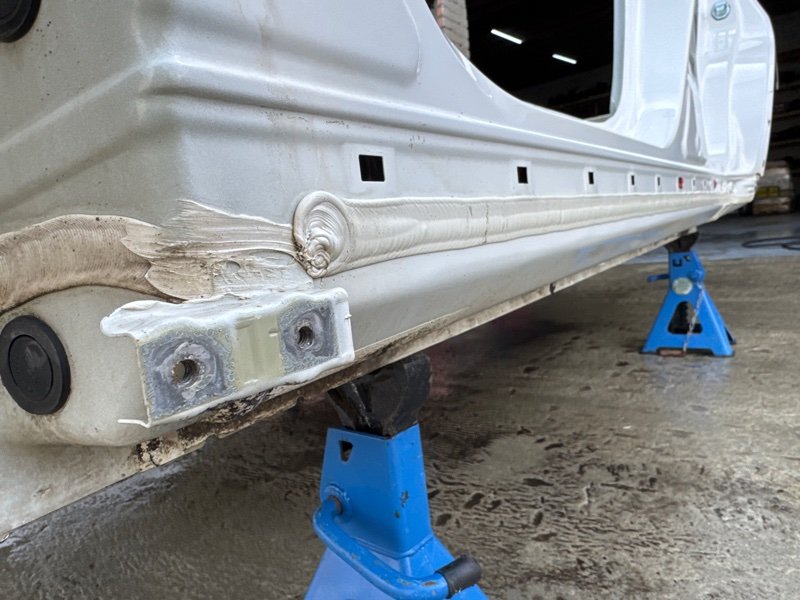 Порог со стойкой Kia Soul 2014 SW