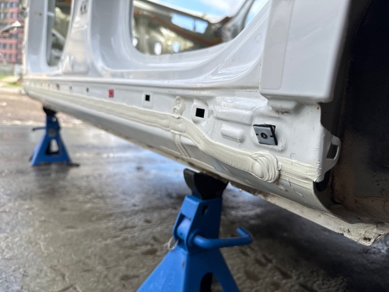 Порог со стойкой Kia Soul 2014 SW