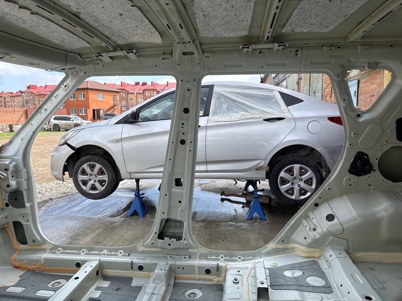 Порог со стойкой Kia Soul 2014 SW