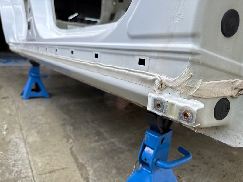 Порог со стойкой Kia Soul 2014 SW