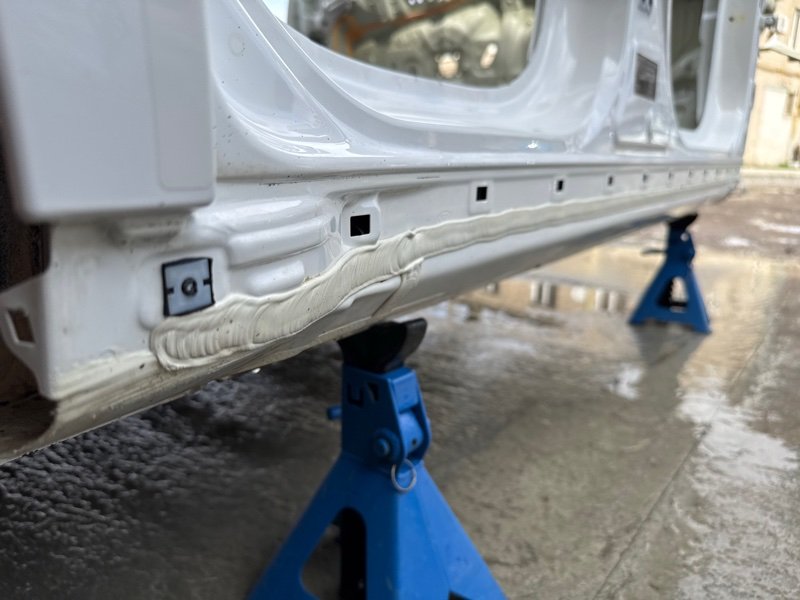 Порог со стойкой Kia Soul 2014 SW