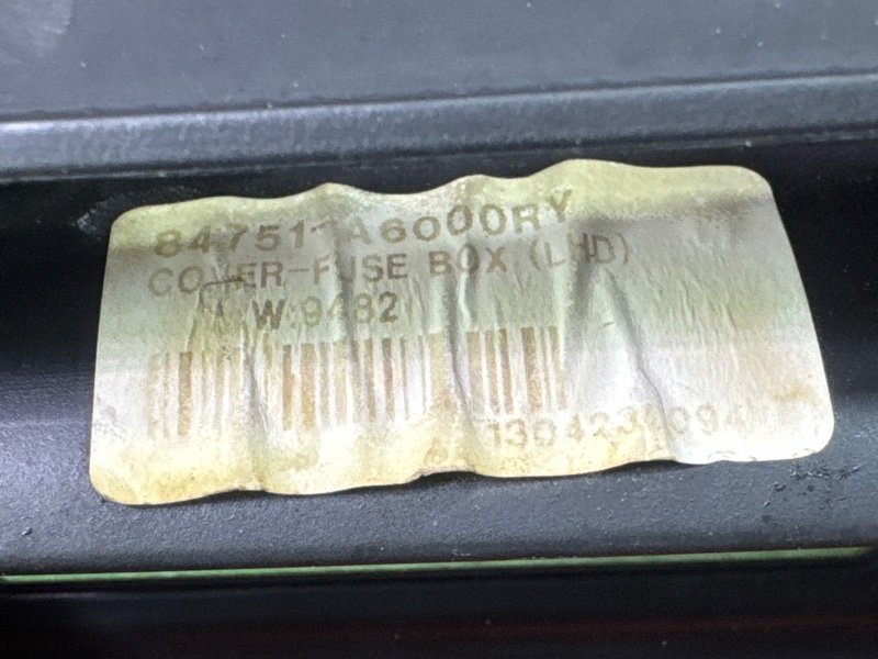 Накладка торпедо нижняя левая Hyundai i30 2013