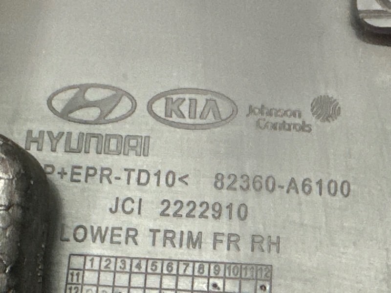 Обшивка двери Hyundai i30 2013